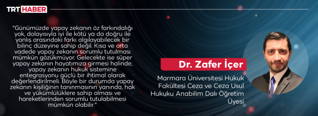 Yapay zeka suç işlerse sorumlu kim?